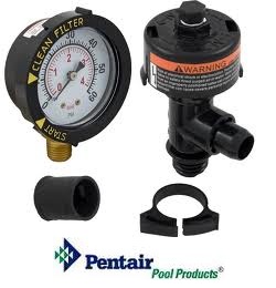 Pentair Clean & Clear Air Relief w/Gauge 
